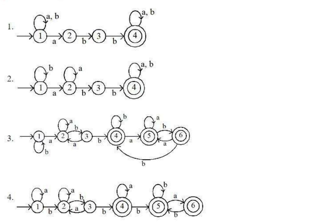 DFA options 1-4 for Question 143